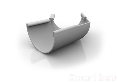 Угол желоба внешний 135° с уплотнителем RUPLAST PVC 125/80 фото