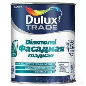 Фасадная краска для минеральных и деревянных поверхностей, матовая Dulux Diamond фото