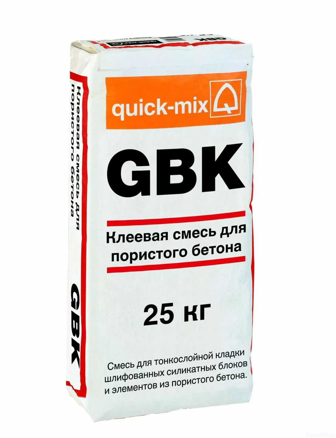  Клей для газобетонных блоков quick-mix GBK