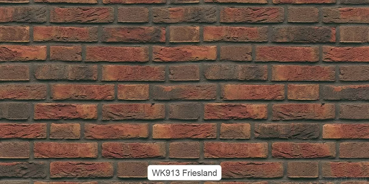 Кирпич ручной формовки WesterWaelder Klinker Friesland фото