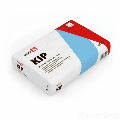 Функциональная известковая внутренняя штукатурка akurit KIP фото
