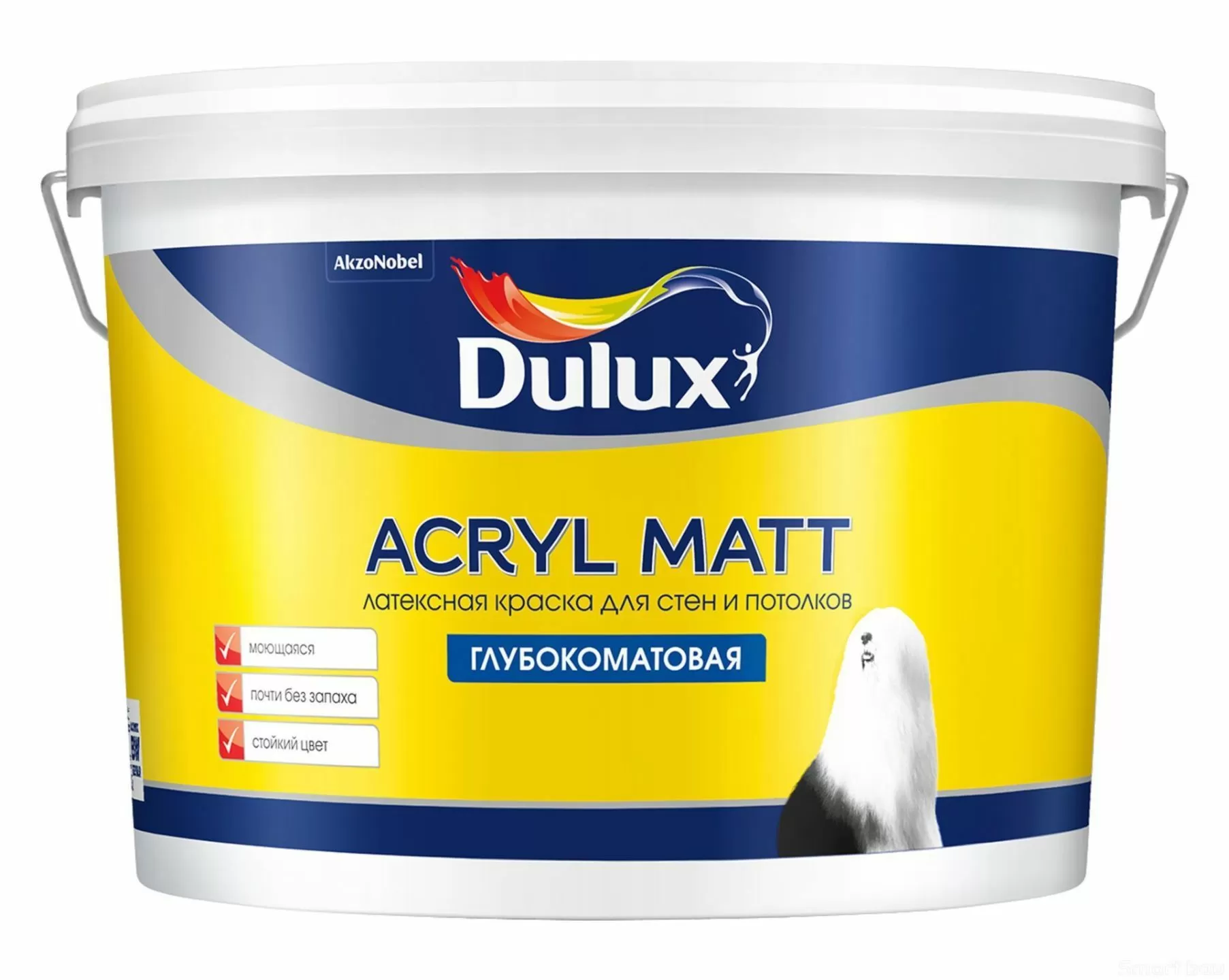 Латексная краска для стен и потолка Dulux Acryl Matt фото