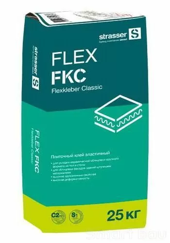 Клей для плитки strasser FLEX FKC фото